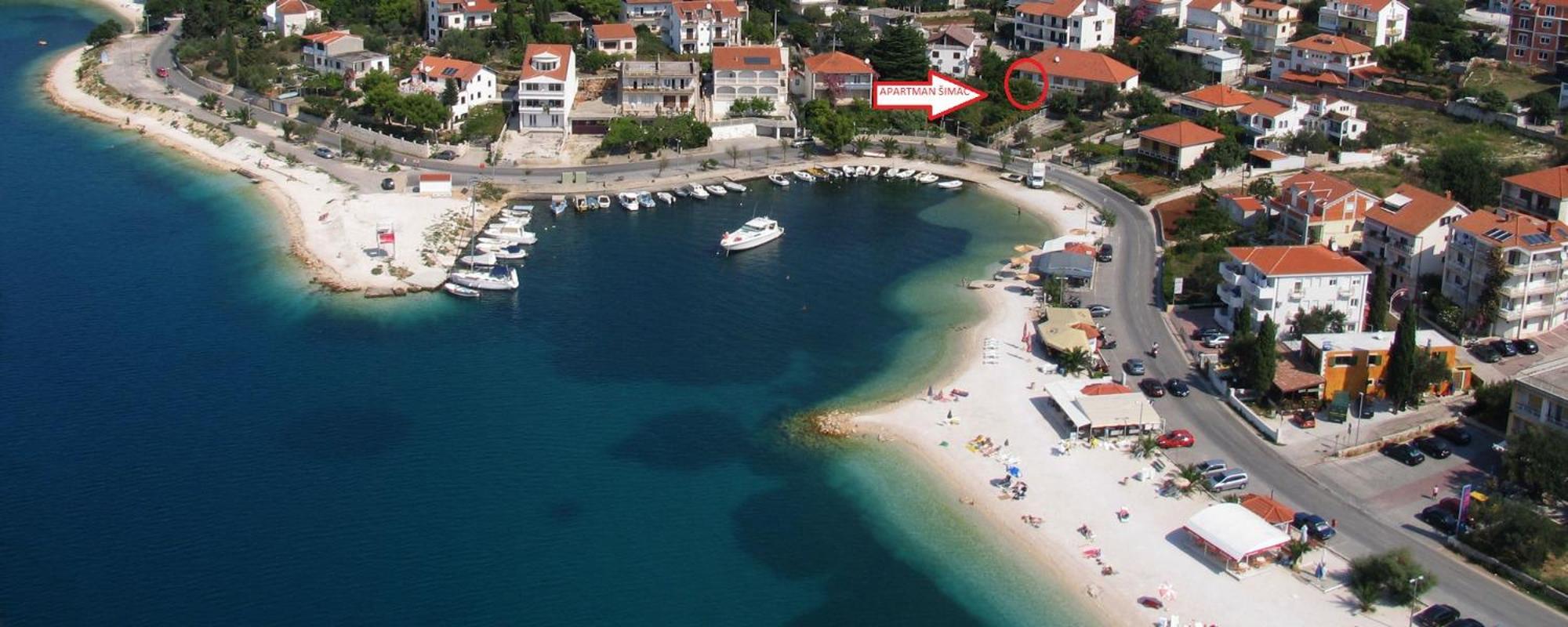 Apartman Simac Okrug Gornji Trogir Eksteriør billede